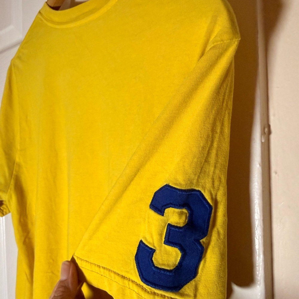 Polo by Ralph Lauren Bright Yellow Tee. Size Small